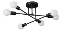 Comprar Lámpara Para Techo De 6 Luces Artefacto Iluminación Nórdico