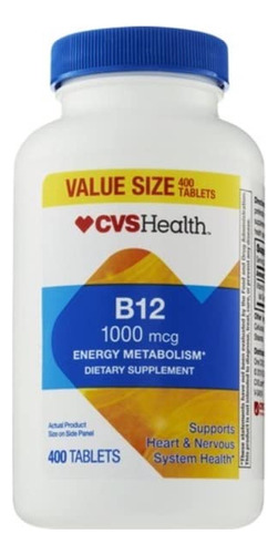 Ybw Cvs Health Vitamina B12 Tabletas 1000mcg 400 Ct