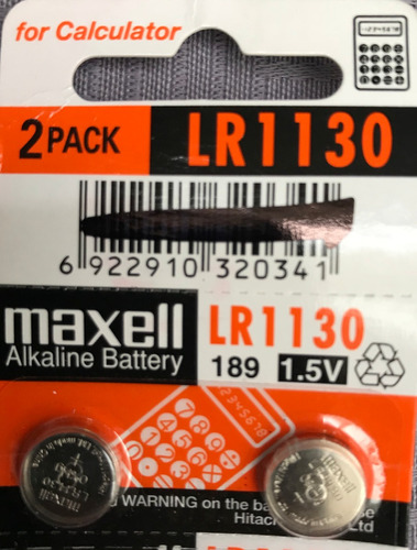 Bateria O Pila Lr1130 Alcalina
