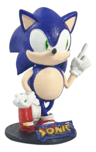Figura De Colección Sonic 10cm 3d