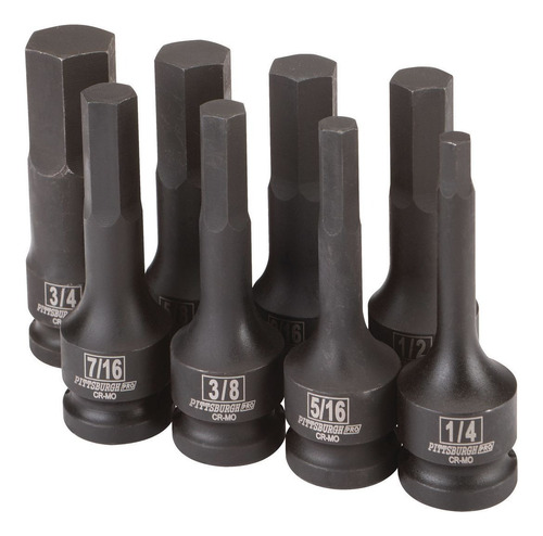 Dados Acceso Rapido Impacto De Sae 1/4-3/4 D 1/2 8pc