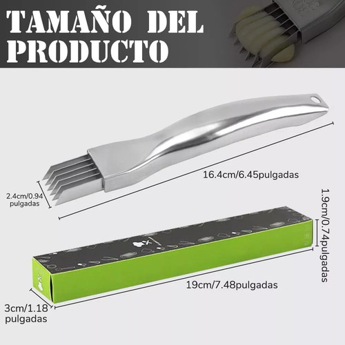 Cortador De Cebolla, Cuchillo De Corte De Rábano 3 Piezas