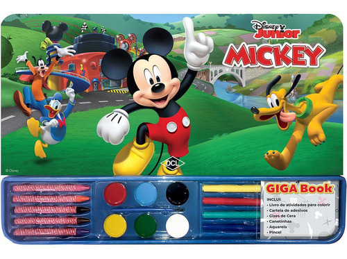 Livro Infantil Colorir Mickey Giga Book 46pgs