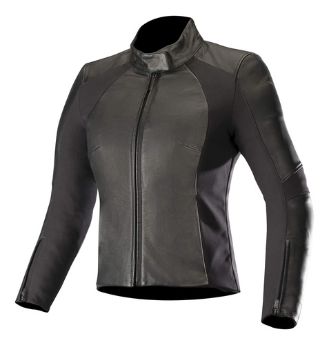 Alpinestars Vika V2 - Chaqueta De Piel Para Mujer, Color Ne.