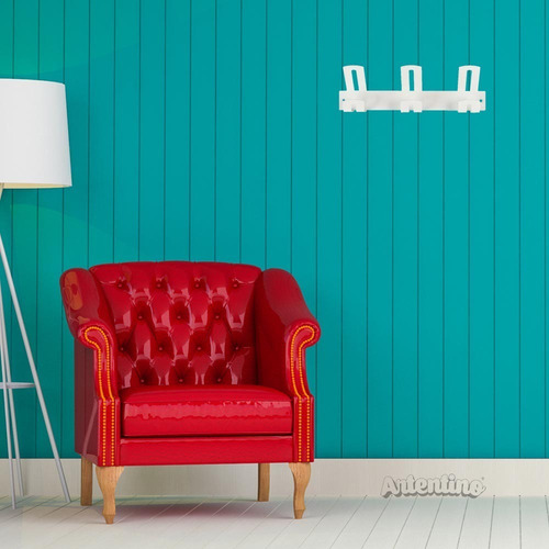Imagen 2 de 6 de Set Dos 2 Perchero Pared Industrial Moderno Metal 3 Brazos