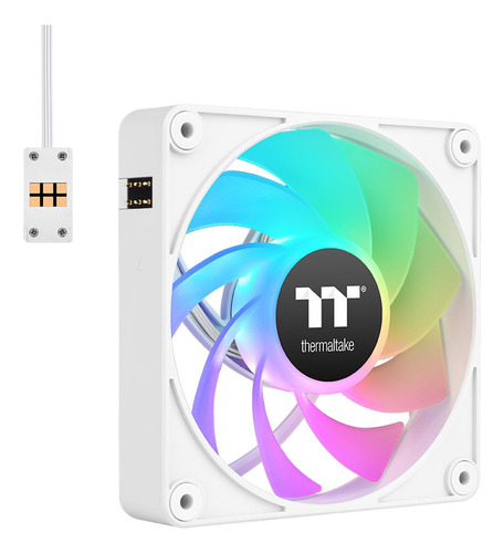 Thermaltake Ct120 Ex Argb 3 White Ventiladores 120 Mm