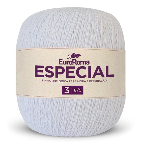 Barbante Euroroma Linha Especial Nº3 Cru Branco 1400m 500g