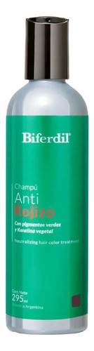 Shampoo Anti Rojizo Biferdil Neutraliza Tonos Rojizos 295ml