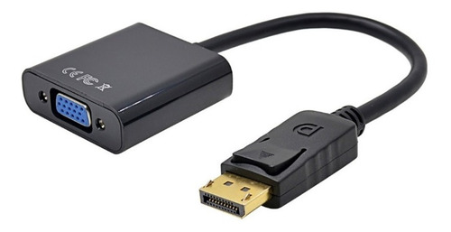 Cable Adaptador Display Port Dp (macho) A Vga (hembra) 1080p