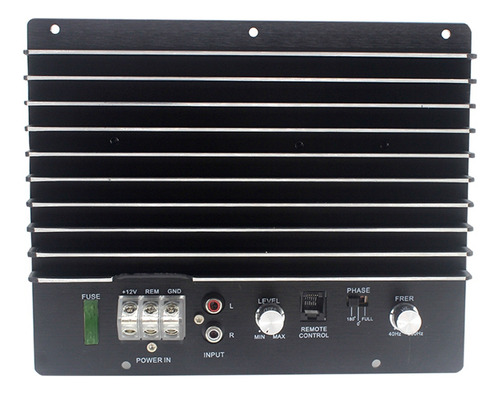 Amplificador De Audio Mono Para Coche De 12 V Y 1500 W, Pote