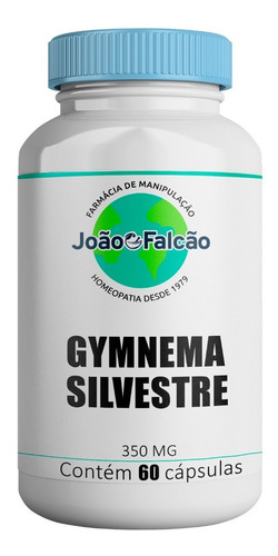 Gymnema Silvestre 350mg 60 Cápsulas Sabor Natural