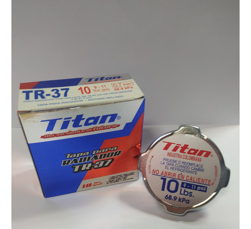 Tapa Para Radiador Titán Tr37 (10 Lbs)