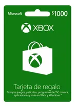 Comprar Tarjeta De Regalo Microsoft Xbox - 1,000 Mxn Código Digital
