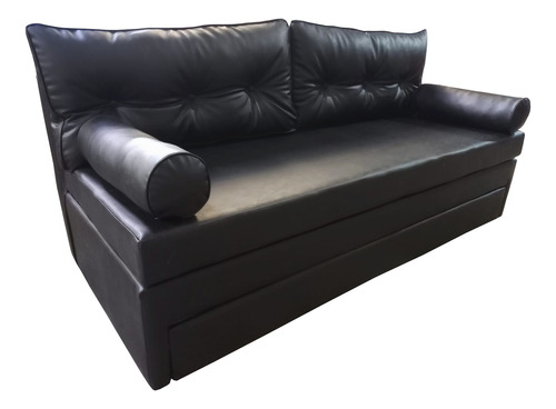 Divan Cama + Colchon Sillon 3 Cuerpos Premium + Cilindros