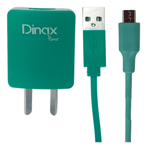 Cargador Tipo Micro Usb Carga Rapida 220v 3.0a Color Verde