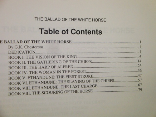G. K. Chesterton - The  Ballad Of The  White  Horse