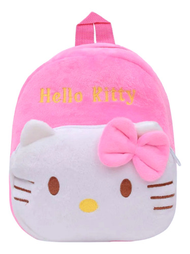 Linda Mochila De Felpa Hello Kitty Para Niñas Kawaii 