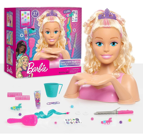 Busto De Barbie Para Peinar Y Maquillar
