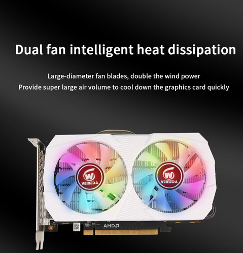 Tarjetas Gráficas Rx580 8gb Ddr5 Gpu Pc Gaming Juego De Escr