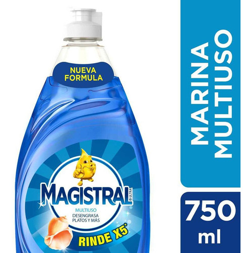 Detergente Antigrasa Magistral Ultra Multiuso Marina 750 Ml