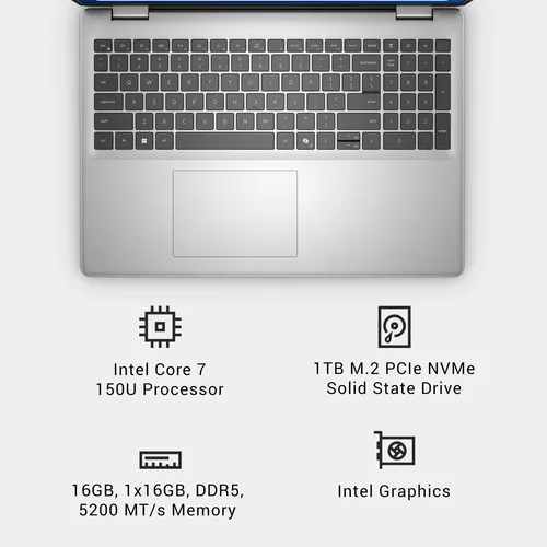 Notebook Dell 16 Intel Core 7 16 Gb De Ram Ssd De 1 Tb