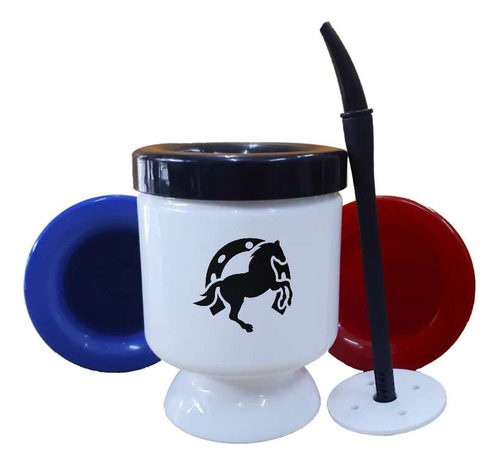 Mate Plastico Caballo Herradura Simbolo Equino