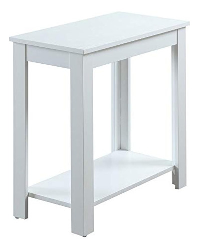 Convenience Concepts Designs2go Baja Chairside End Table, Wh