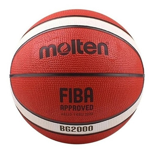 Pelota De Basquet Molten B7g2000 Nº7 Caucho En Slice Deporte