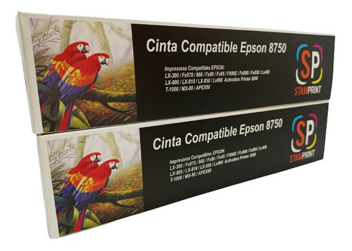 Cinta Compatible Epson 8750 Lx300 Lx-300 Fx-870 880 Ap300