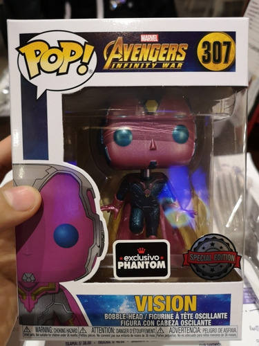 Imagen 1 de 1 de Funko Pop Vision Marvel Infinity War