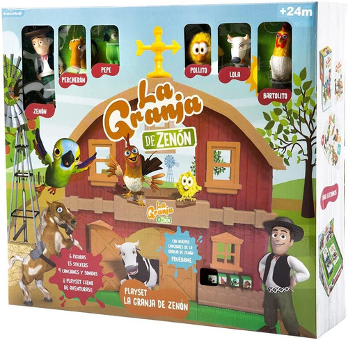 La Granja De Zenón Playset Con Figuras Y Música Granero