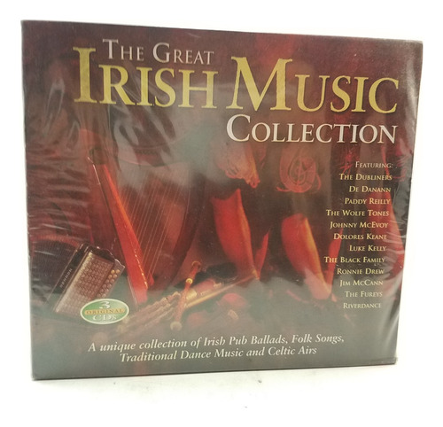 The Great Irish Music Collection - Cd Triple Sellado
