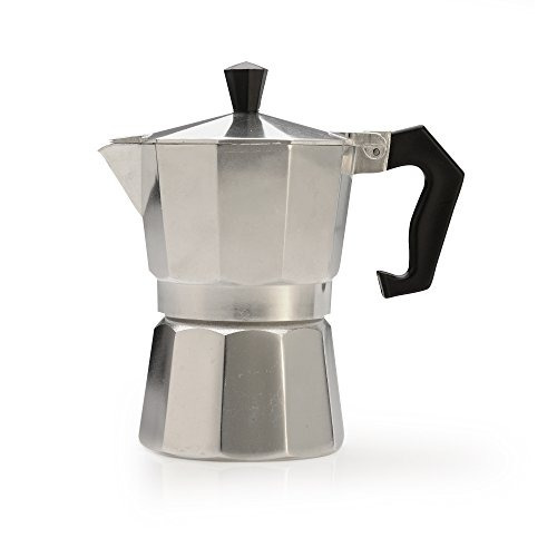 Cafetera De Aluminio Espresso  Italiana Capacidad 6 Tazas