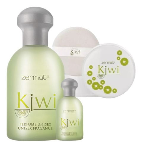 Perfume Unisex Kiwi Clásico 135 Ml + Talquera