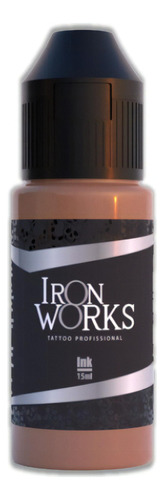 Marrom Escuro 15ml Iron Works Tinta Tatuagem Tattoo Pigmento