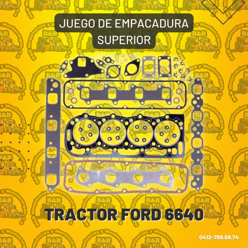 Juego De Empacadura Superior Tractor Ford 6640
