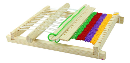 De Telar De Madera, Telar De Telar De Tejido Con 2 Hilos