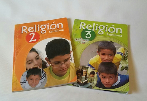 Libros Religion Santillana  2do Y 3er Grado