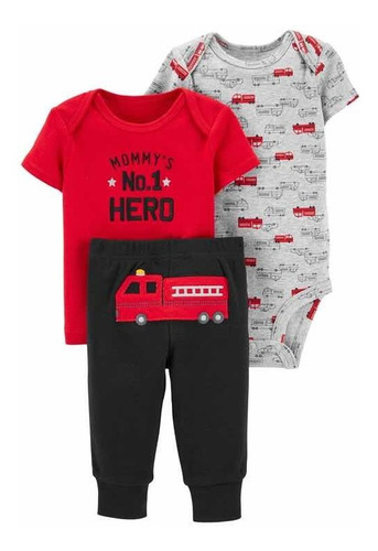 Set De Tres Piezas Marca Carters Bebés Y Niños (as)