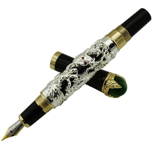 Perlas Jinhao Fuente Del Dragon Pluma Punta Fina Color ...