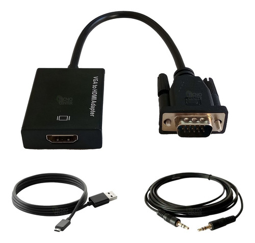 Conversor Vga + Audio A Hdmi Activo Full Hd 1080p