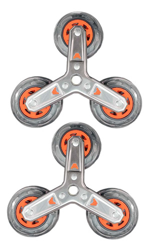 2x Rodas De Escalada De Escada Rodas De Carrinho De Compras,