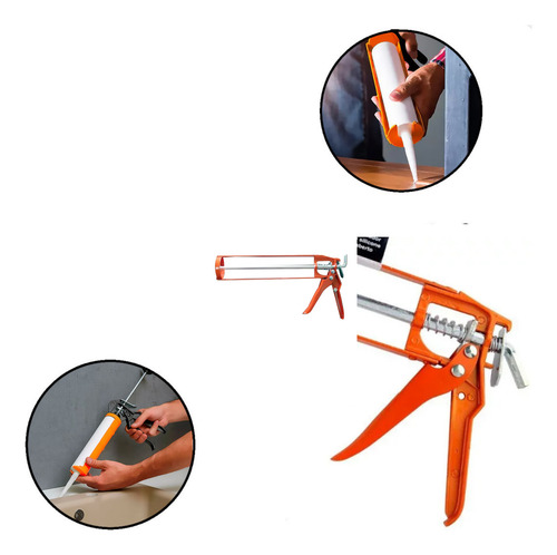 Aplicador Silicone Profissional C Alta Pressão Profissional