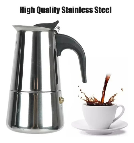 Cafetera Moka Pot, Tazas De Espresso Y Café Con Leche, Estuf