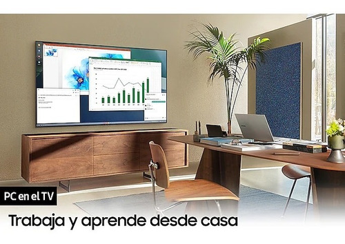 Imagen 6 de 9 de Televisor Samsung 2021 Un58au7000 58 Pulgadas Crystal Uhd 4k
