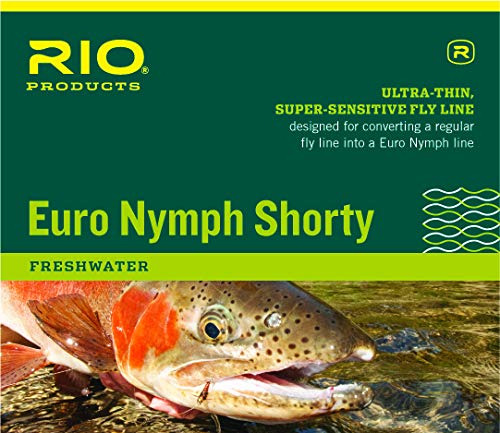 Rio Fly Fishing Euro Nymph Shorty W Leader Caña Pescar