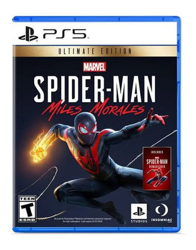 Juego Ps5 Spiderman Miles Morales Marvel Edicion Definitiva