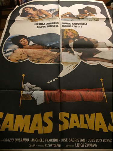 Poster Camas Salvajes -vitti- Antonelli -andress Kristel