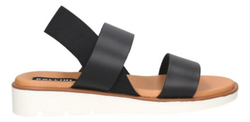 Sandalia Mujer Pollini G204 Negro/blanco