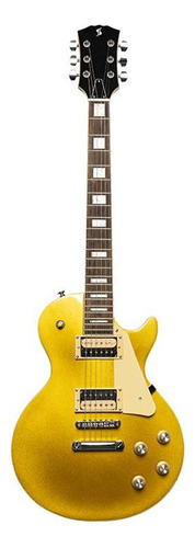 Guitarra Electrica Les Paul Stagg Gold Top